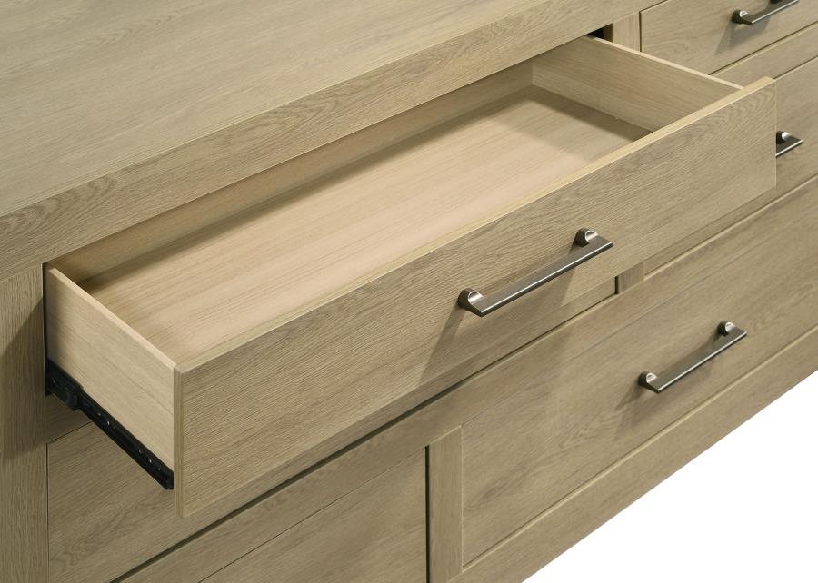 Hendricks 4-piece California King Bedroom Set Light Oak