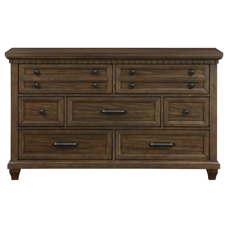 (image for) Bennington Rectangular Bedroom Set Acacia Brown