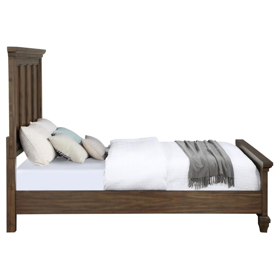 (image for) Bennington Wood Queen Panel Bed Acacia Brown