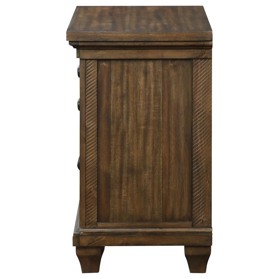 (image for) Bennington 2-drawer Nightstand Acacia Brown