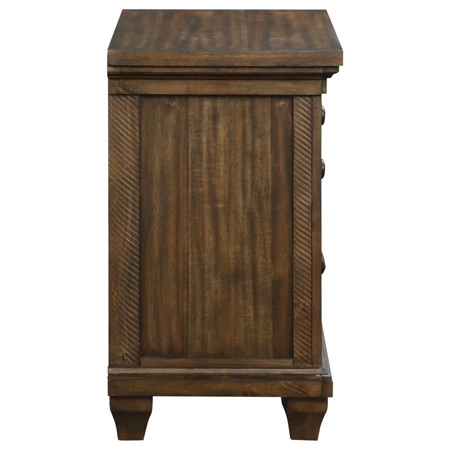 (image for) Bennington 2-drawer Nightstand Acacia Brown