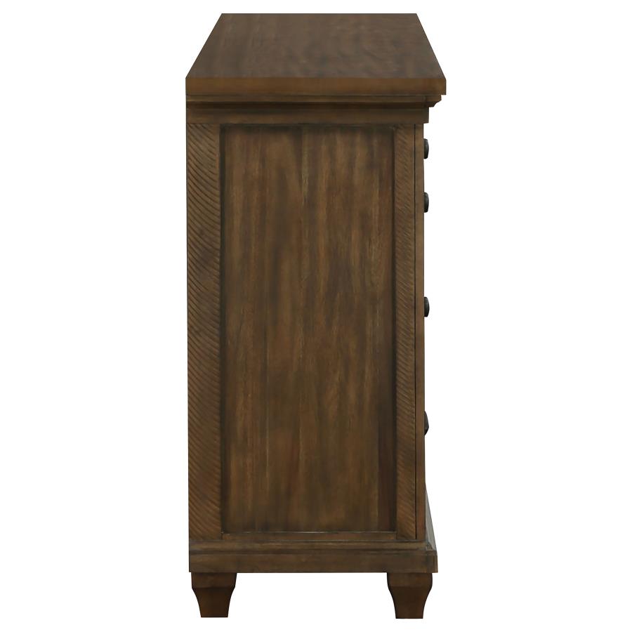 (image for) Bennington 7-drawer Dresser Acacia Brown