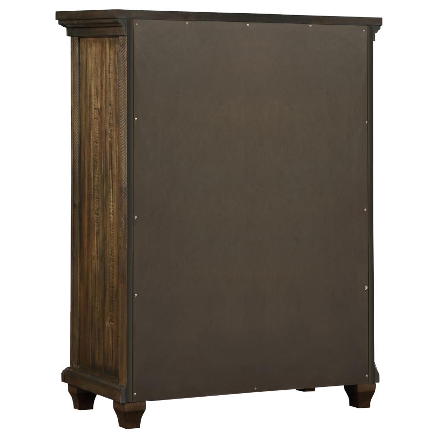 (image for) Bennington 5-drawer Bedroom Chest Acacia Brown