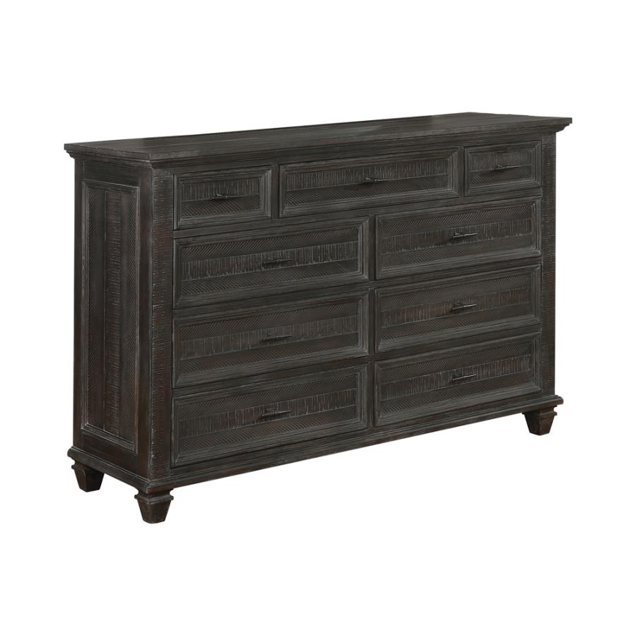 (image for) Atascadero 9-drawer Dresser Weathered Carbon