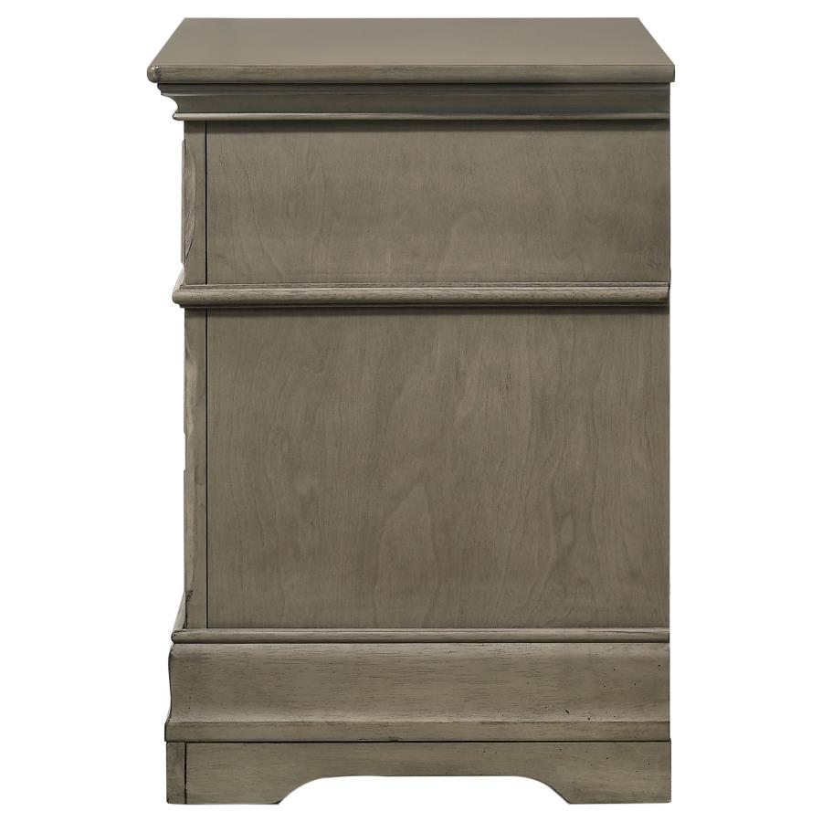 (image for) Manchester 3-drawer Nightstand Wheat Brown