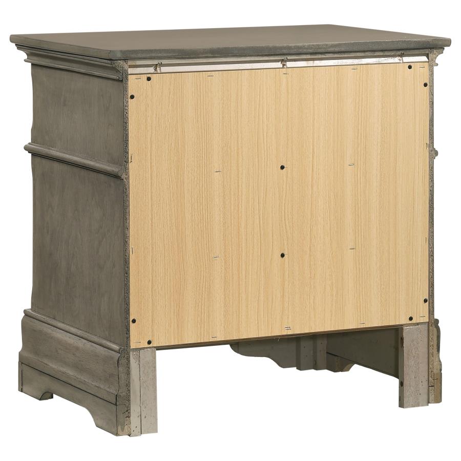 (image for) Manchester 3-drawer Nightstand Wheat Brown