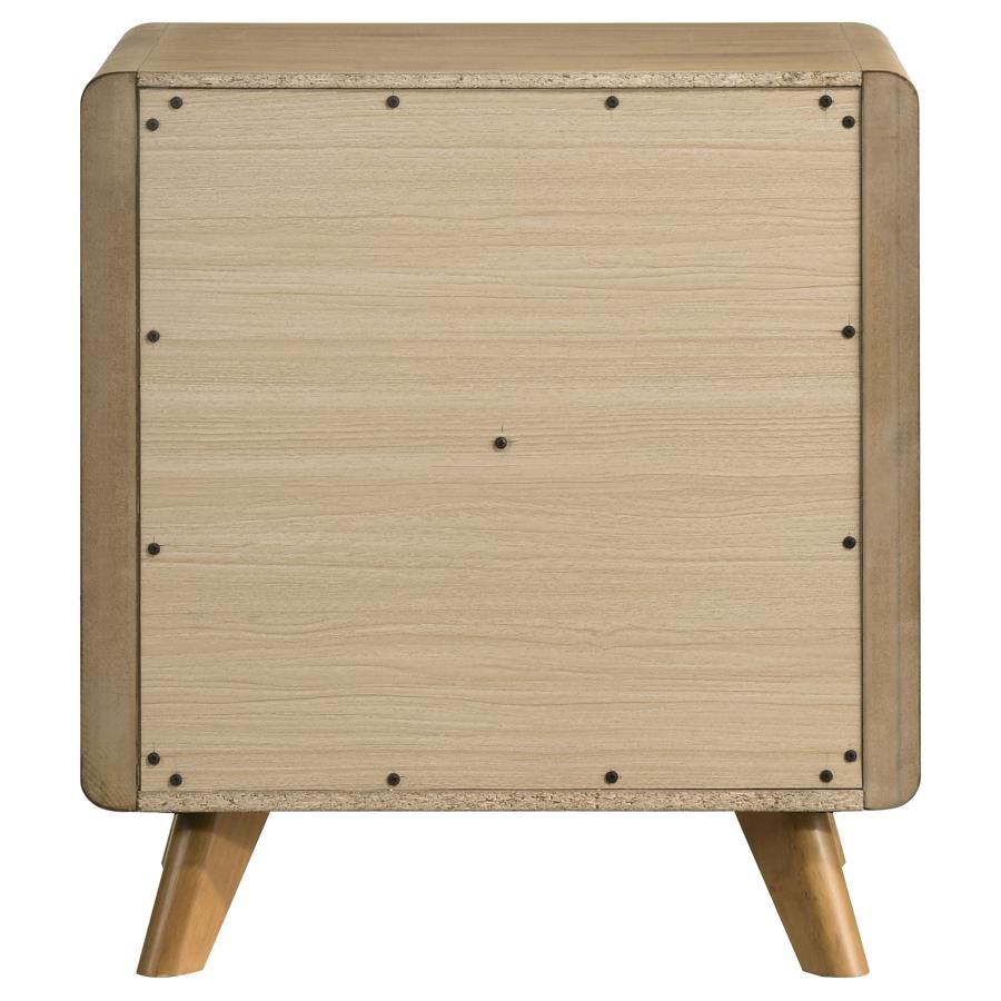 Bennett 2-drawer Bedroom Nightstand Bedside Table Light Oak