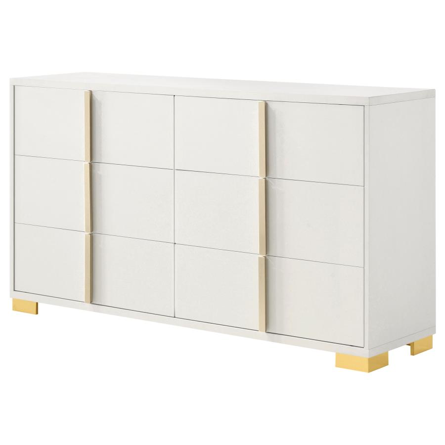 (image for) Marceline 6-drawer Dresser White