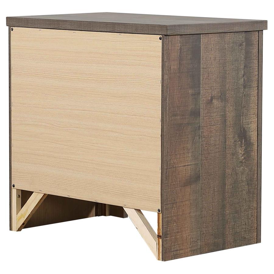 (image for) Frederick 2-drawer Nightstand Weathered Oak