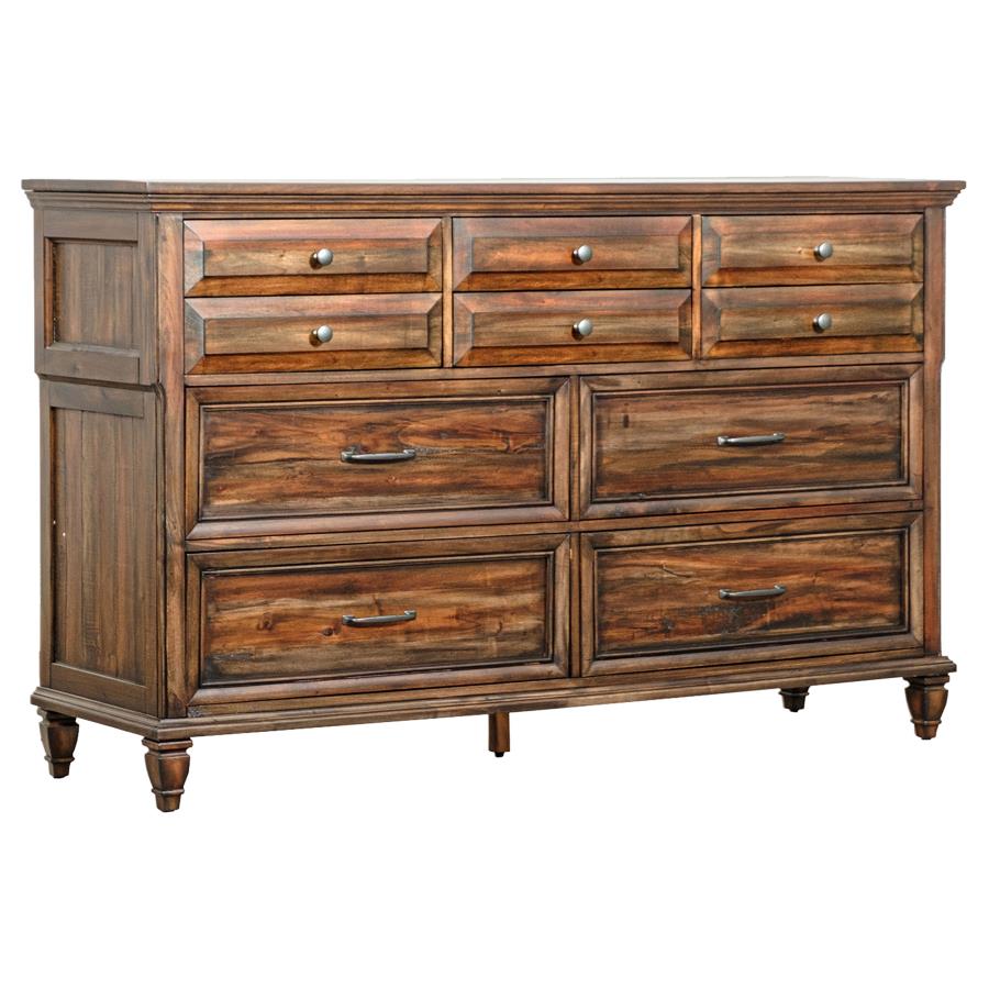 (image for) Avenue 8-drawer Dresser Weathered Burnished Brown - Click Image to Close