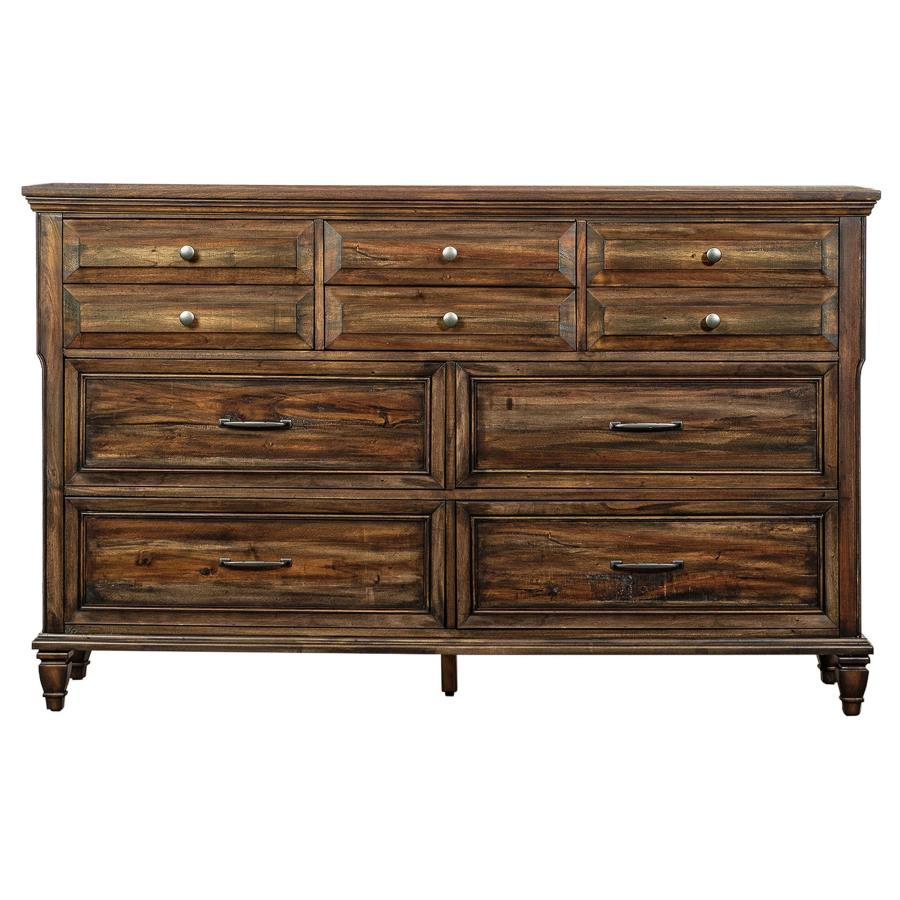 (image for) Avenue 8-drawer Dresser Weathered Burnished Brown