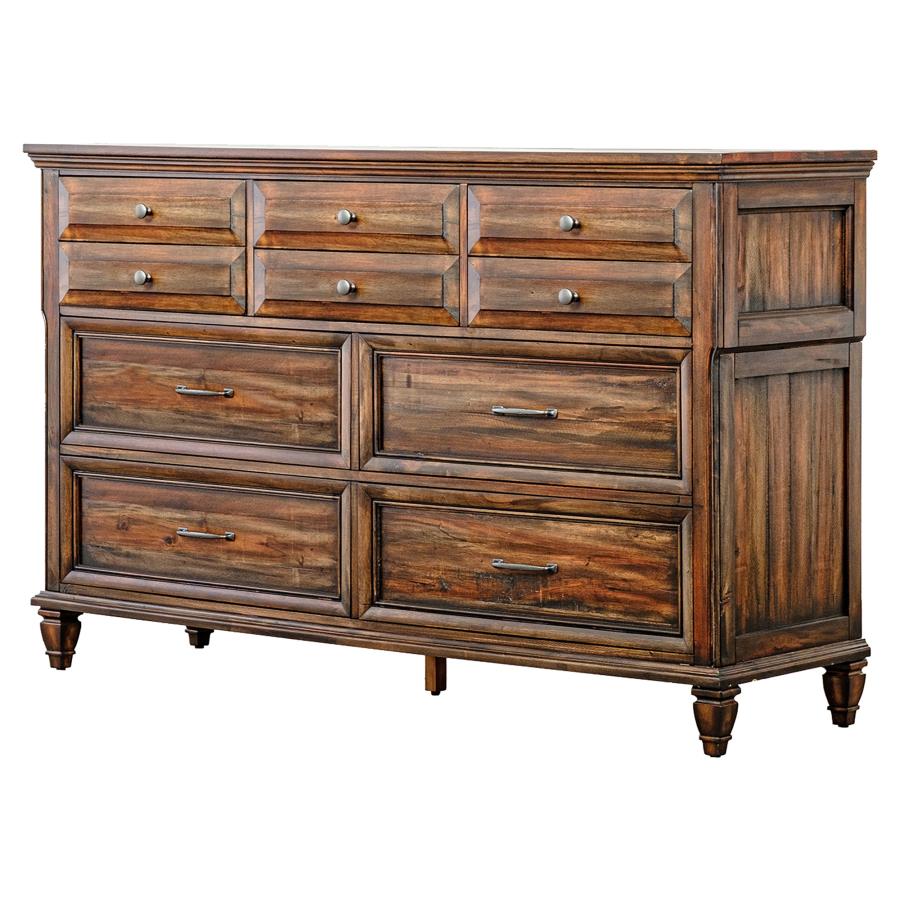 (image for) Avenue 8-drawer Dresser Weathered Burnished Brown