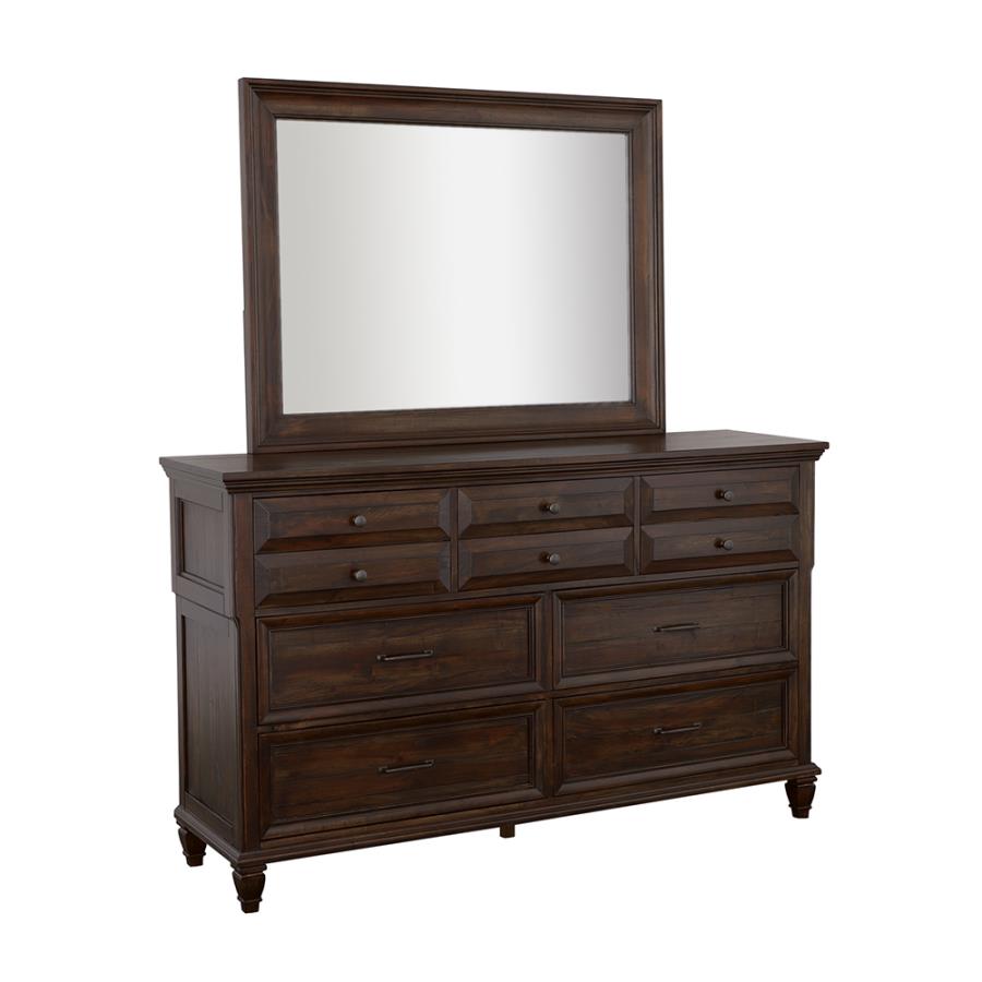 (image for) Avenue Dresser Mirror Weathered Burnished Brown - Click Image to Close