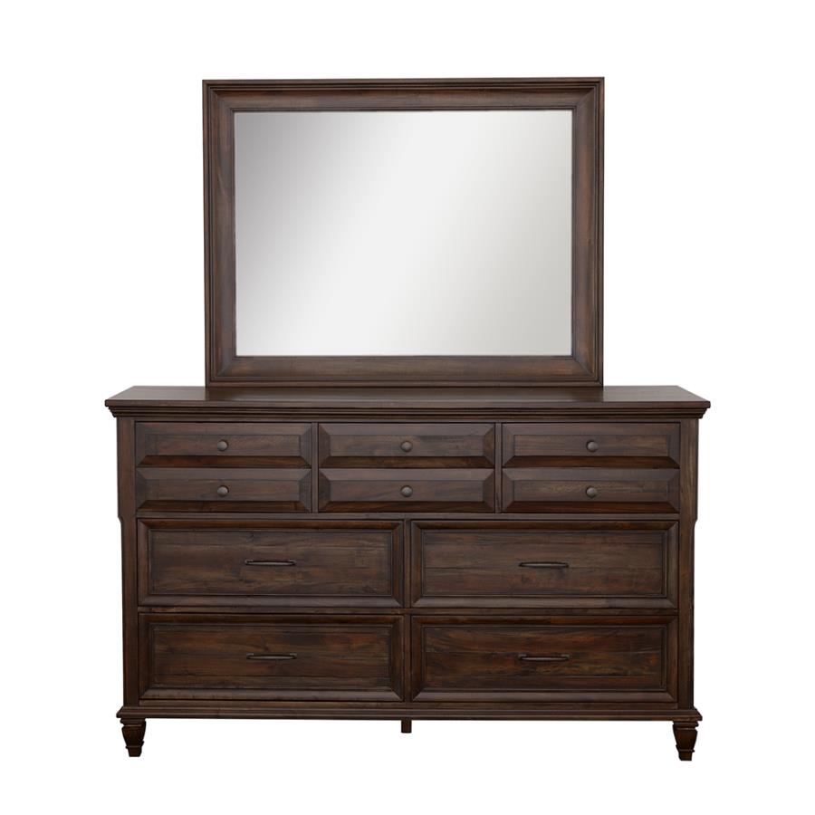 (image for) Avenue Dresser Mirror Weathered Burnished Brown