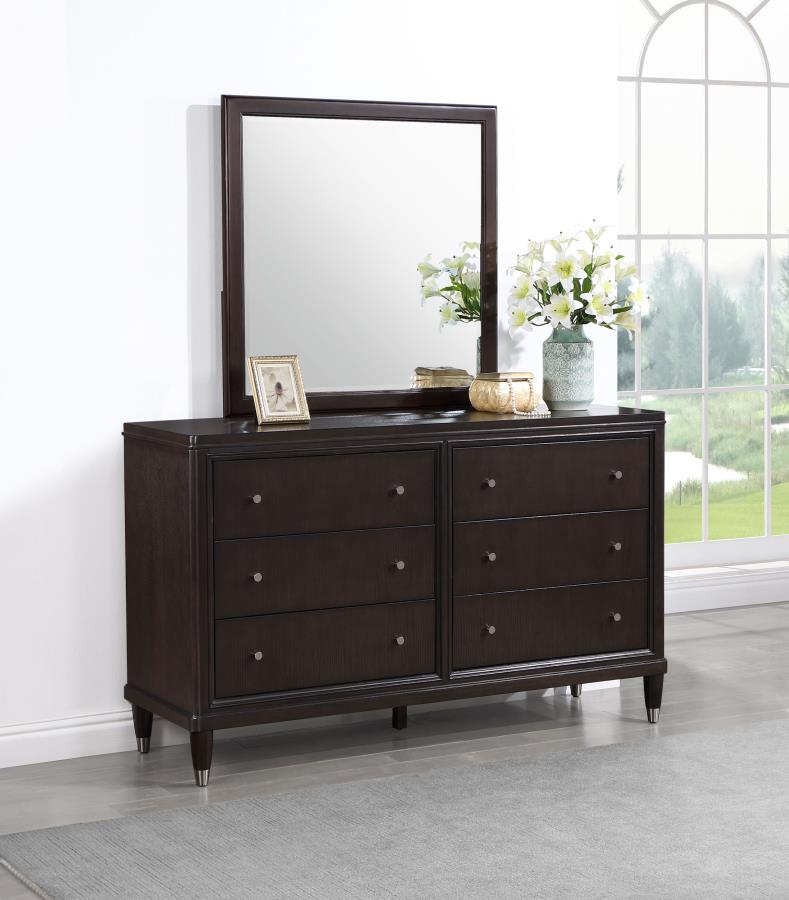 (image for) Emberlyn 6-drawer Dresser with Mirror Brown