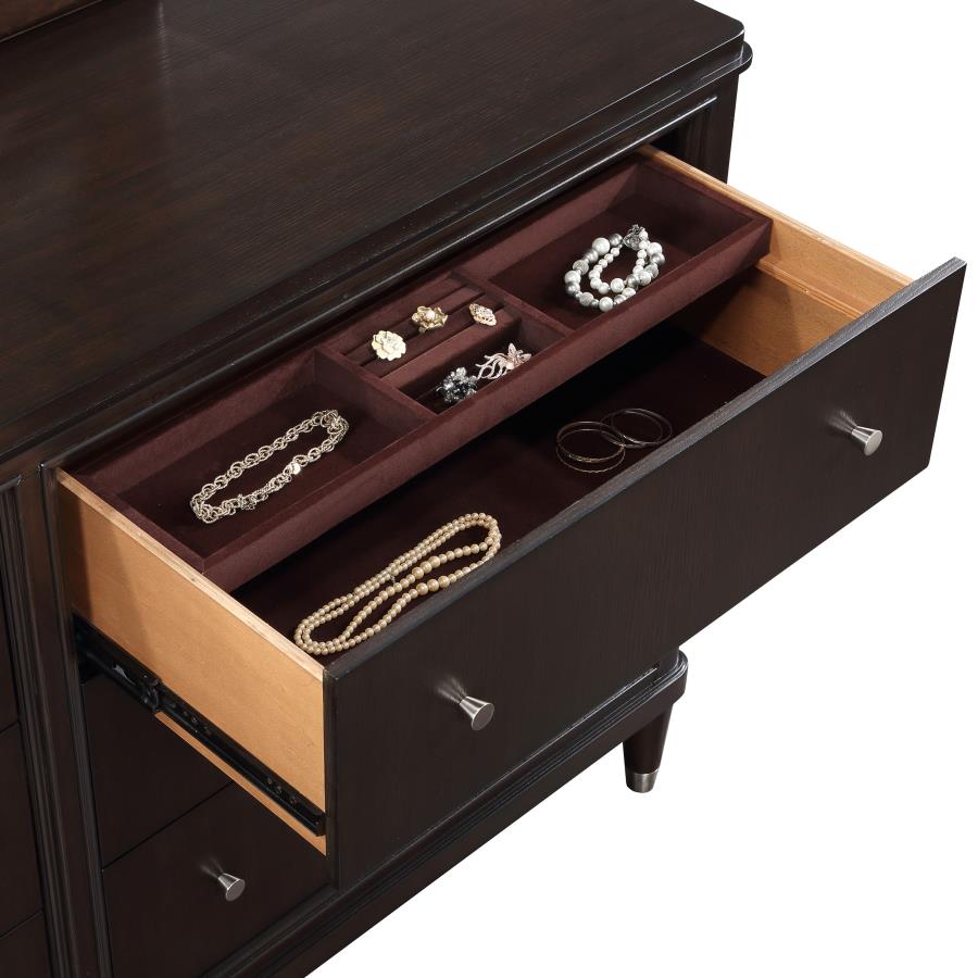 (image for) Emberlyn 6-drawer Dresser with Mirror Brown