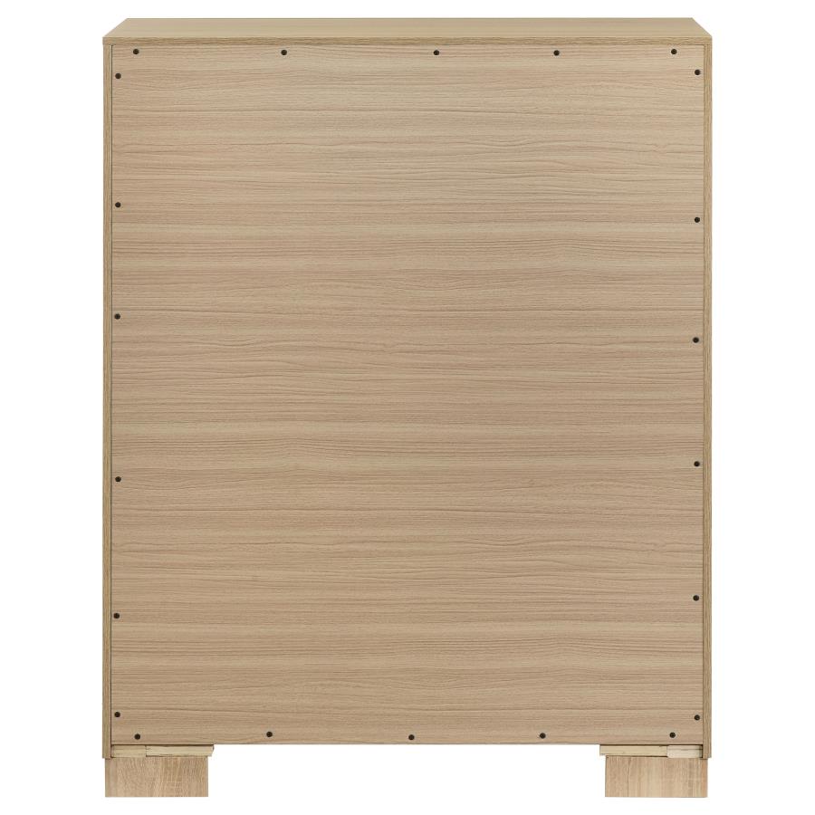 Arielle 4-drawer Bedroom Chest of Drawers Light Oak