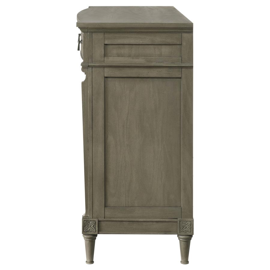 (image for) Alderwood 9-drawer Dresser French Grey