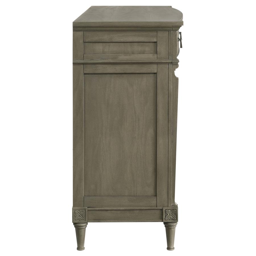 (image for) Alderwood 9-drawer Dresser French Grey