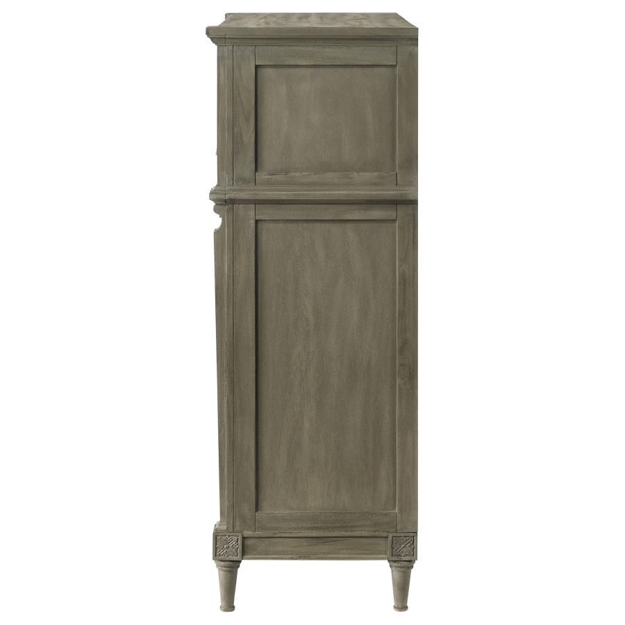 (image for) Alderwood 5-drawer Bedroom Chest French Grey