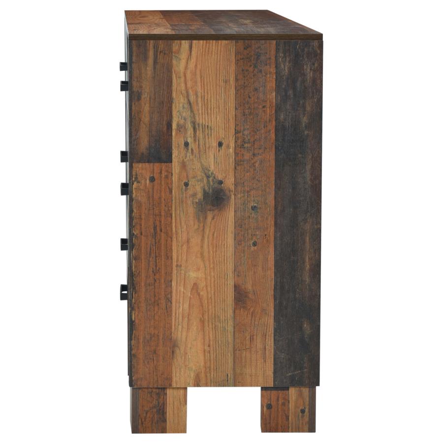 (image for) Sidney 6-drawer Dresser Rustic Pine