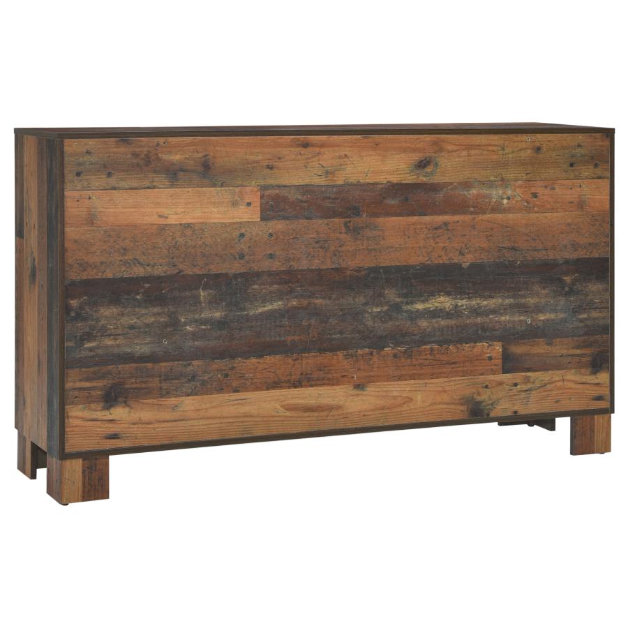 (image for) Sidney 6-drawer Dresser Rustic Pine