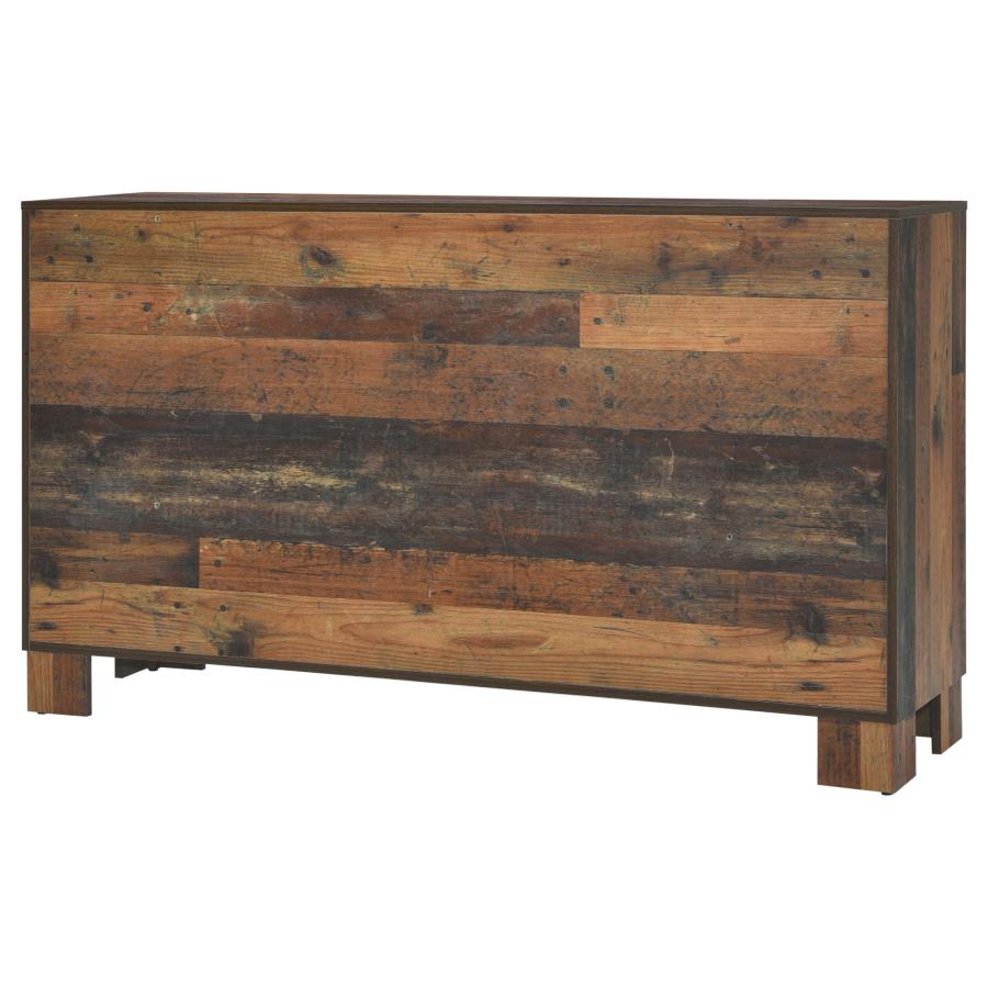 (image for) Sidney 6-drawer Dresser Rustic Pine