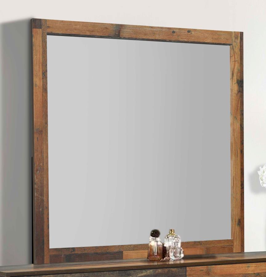 (image for) Sidney Dresser Mirror Rustic Pine