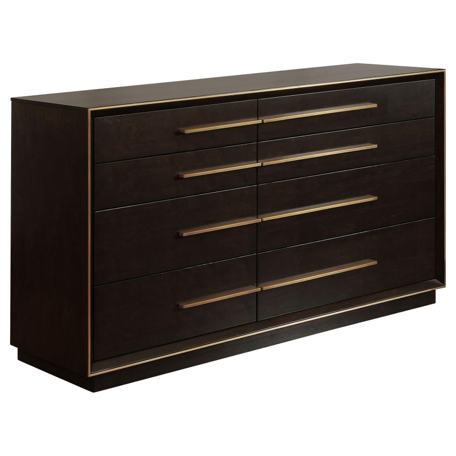 (image for) Durango 8-drawer Dresser Smoked Peppercorn - Click Image to Close