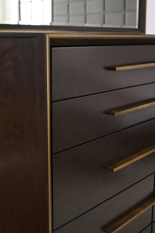 (image for) Durango 8-drawer Dresser Smoked Peppercorn