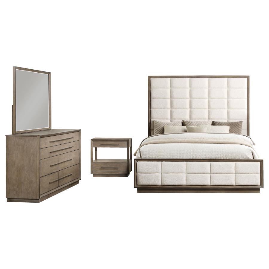 (image for) Durango 4-piece California King Bedroom Set Washed Oak - Click Image to Close