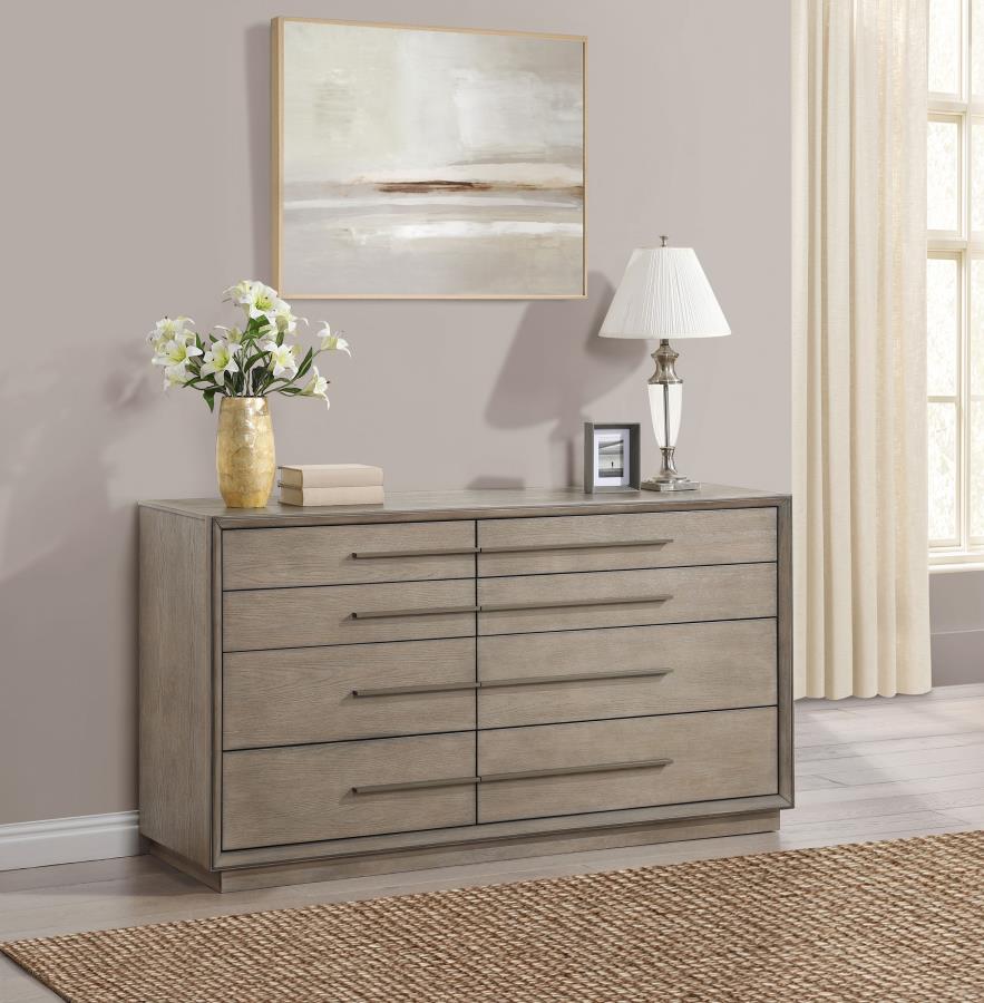 (image for) Durango 8-drawer Dresser Washed Oak