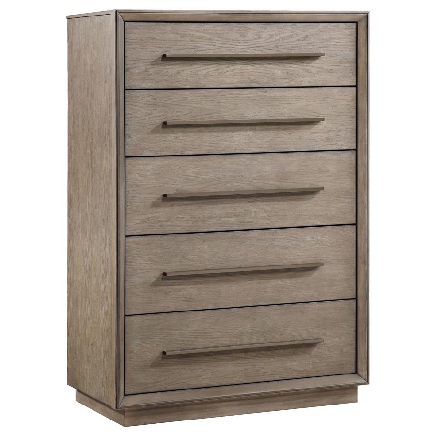 (image for) Durango 8-drawer Bedroom Chest Washed Oak - Click Image to Close