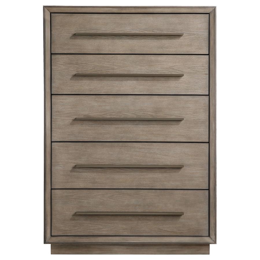 (image for) Durango 8-drawer Bedroom Chest Washed Oak