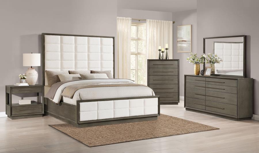 Modal Additional Images for Durango 5-drawer Bedroom Chest Taupe Oak