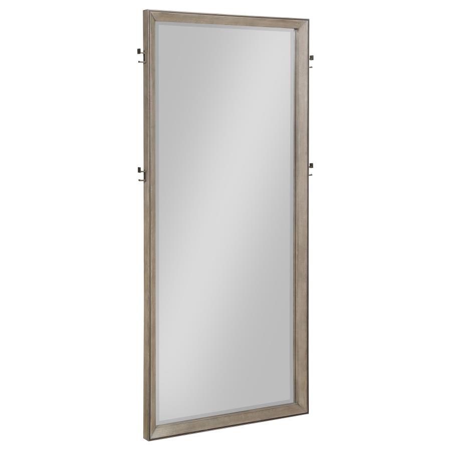 (image for) Durango Full Length Standing Floor Mirror Washed Oak - Click Image to Close