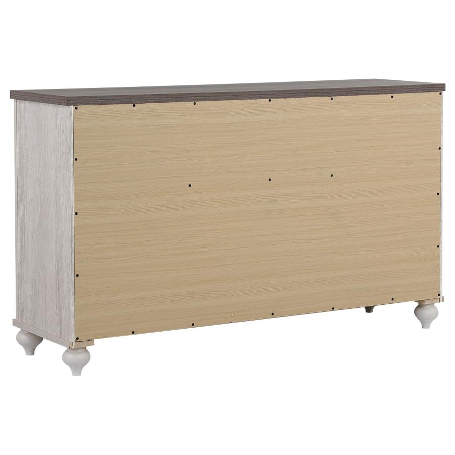 (image for) Stillwood 6-drawer Dresser Vintage Linen