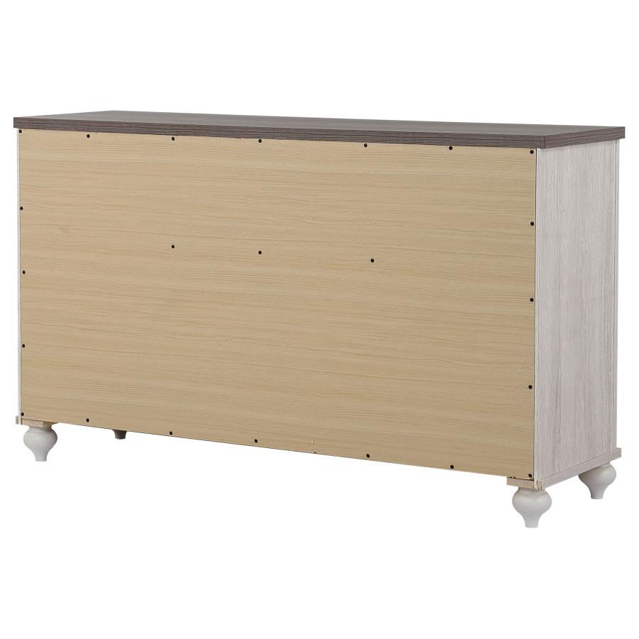 (image for) Stillwood 6-drawer Dresser Vintage Linen