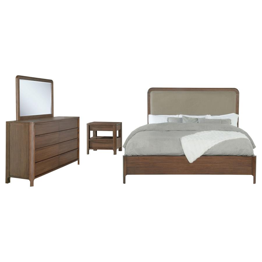 (image for) Maderia 4-piece California King Bedroom Set Walnut