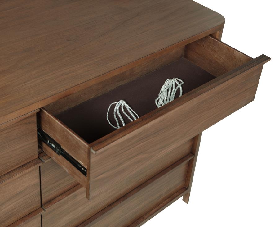 (image for) Maderia 8-drawer Dresser Cabinet Walnut