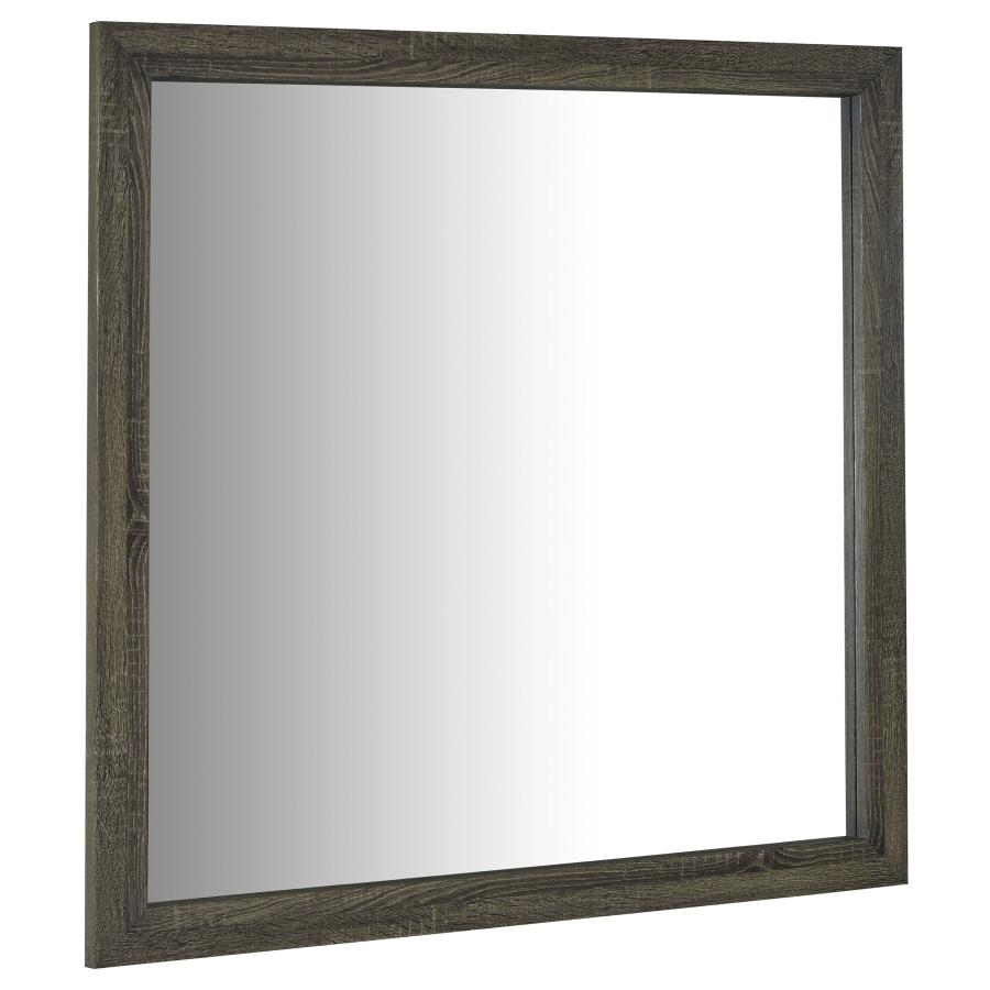 (image for) Wright Dresser Mirror Brown Oak - Click Image to Close