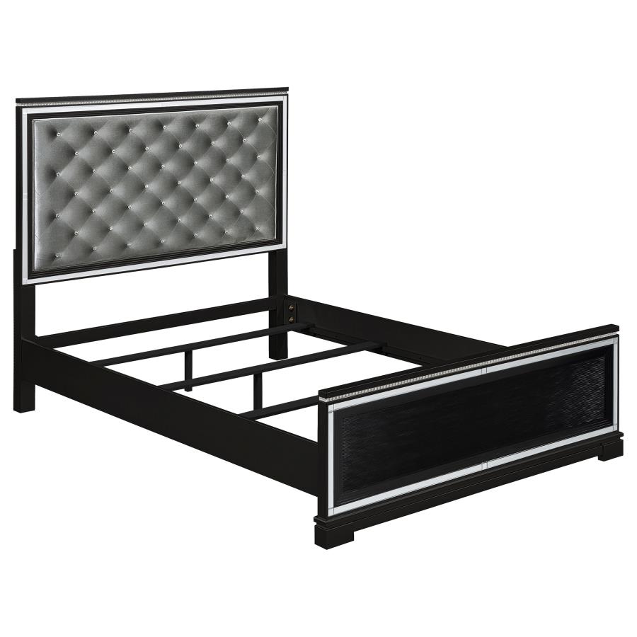 (image for) Cappola 4-piece California King Bedroom Set Black