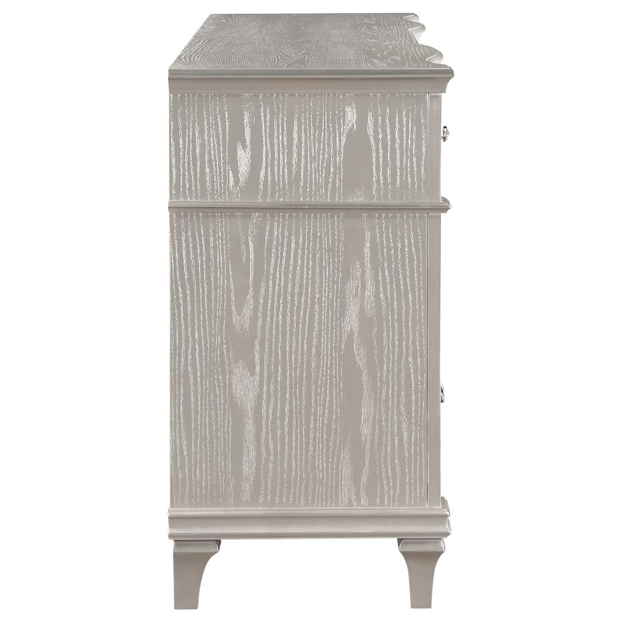 (image for) Evangeline 9-drawer Dresser Silver Oak