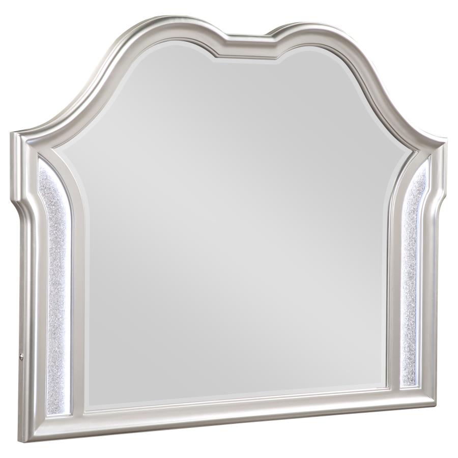 (image for) Evangeline Dresser Mirror Silver Oak - Click Image to Close