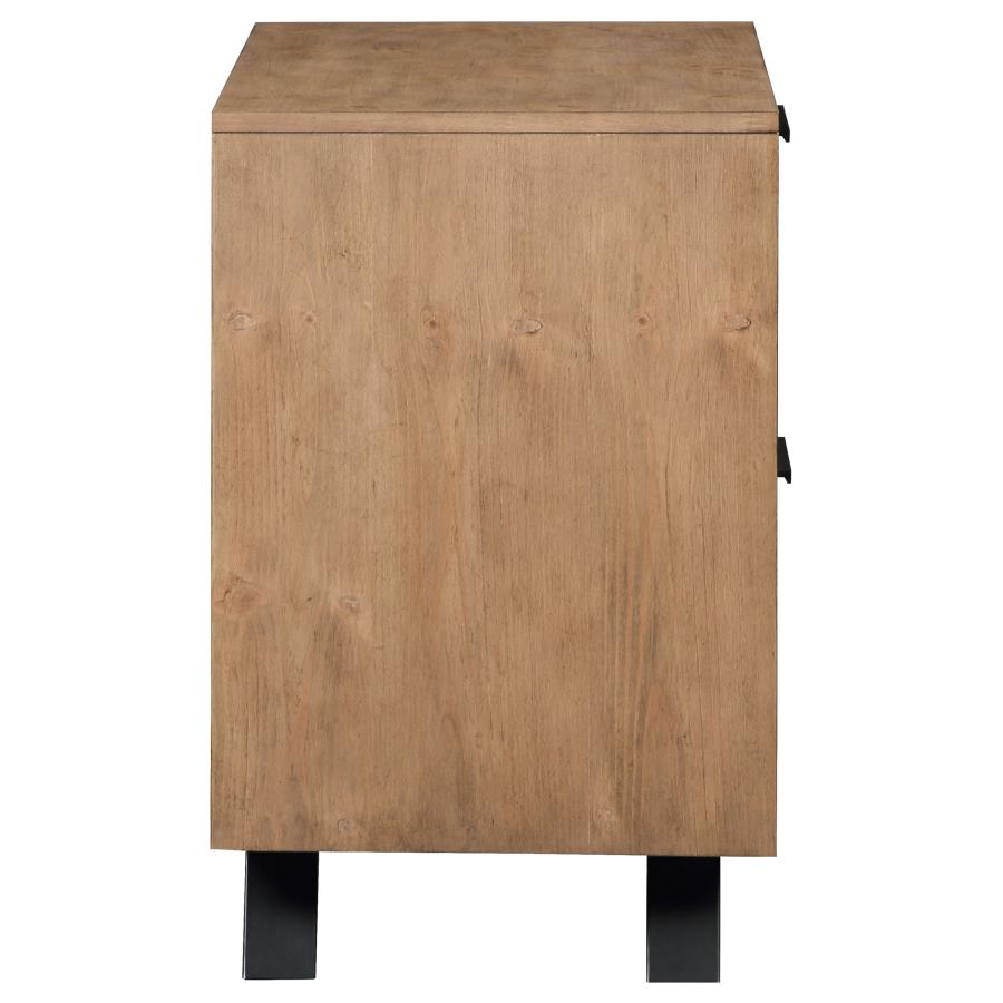 (image for) Taylor 2-drawer Nightstand Light Honey Brown