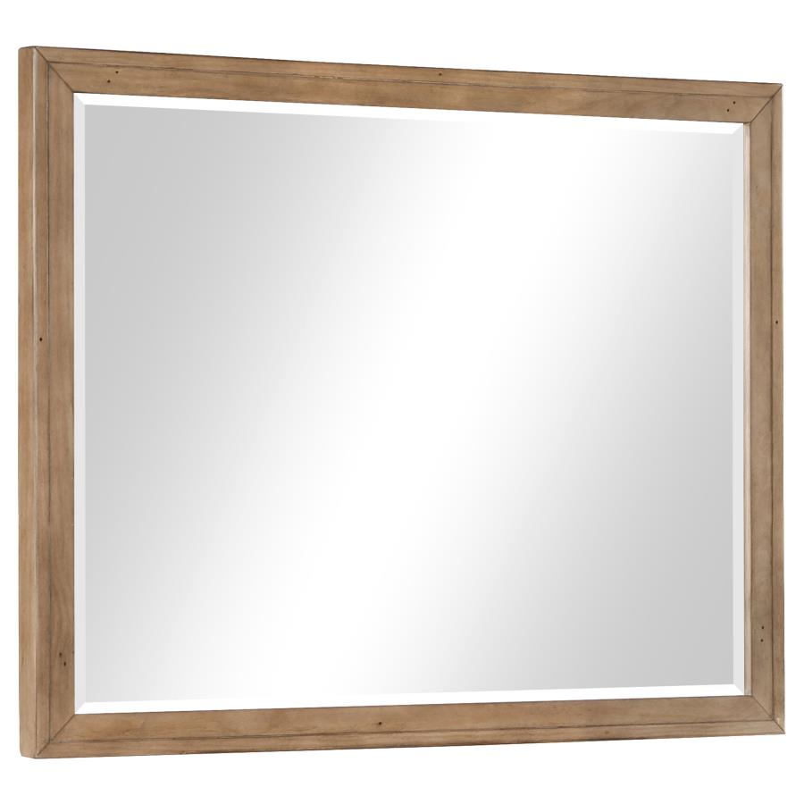 (image for) Taylor Dresser Mirror Light Honey Brown - Click Image to Close