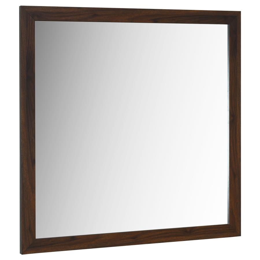 (image for) Welsley Dresser Mirror Walnut - Click Image to Close