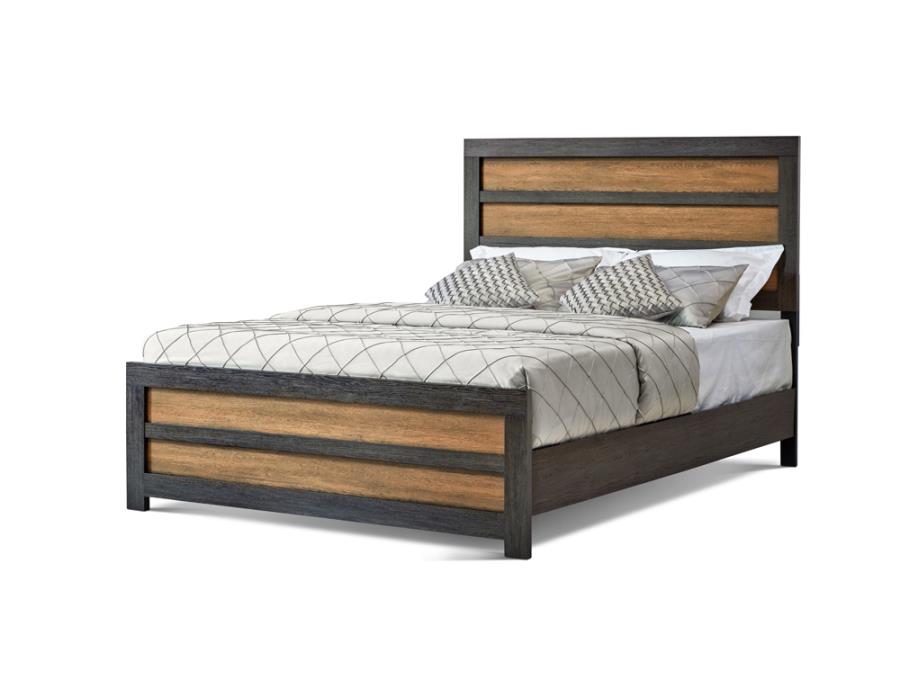 (image for) Dewcrest Queen Panel Bed Caramel and Licorice