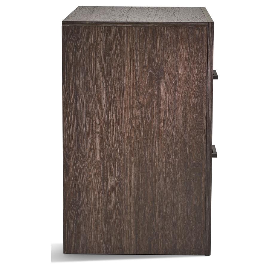 (image for) Dewcrest 2-drawer Nightstand Caramel and Licorice