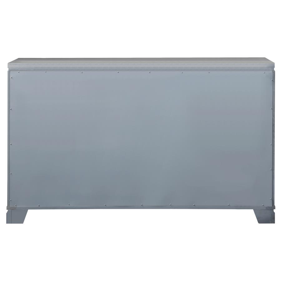 (image for) Eleanor 6-drawer Dresser Metallic Mercury